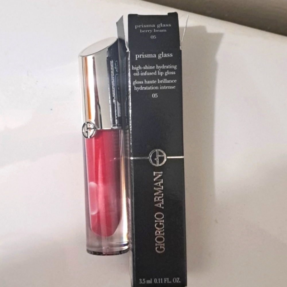 NIB!  Giorgio Armani Prisma Glass High-Shine Lip Gloss